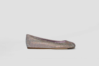 Le Silla Flats Swarovski Crystals Cherry Heel Barcelona