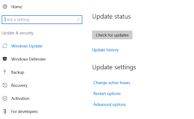 Update your Windows 10 System