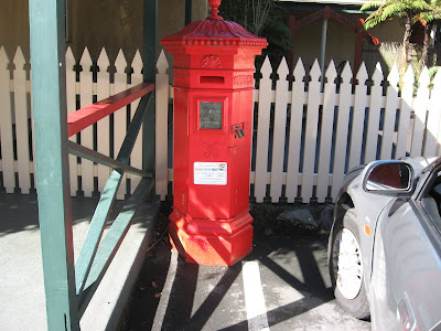 letter boxes. of these old letter boxes.