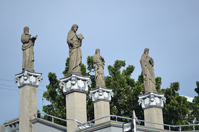 Outside the Sto Niño Church