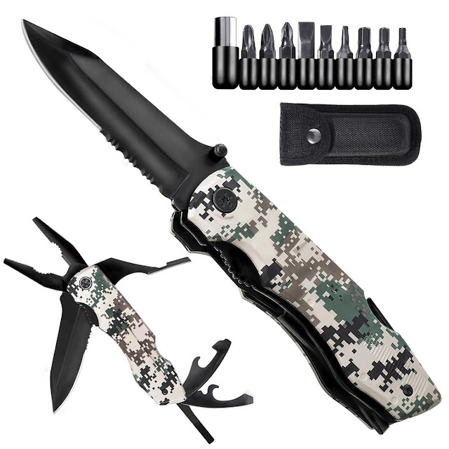 GHK-MK92 13 In 1 Multifunctional Camouflage Tools Folding OutdoorTool Kitchen Bottle Opener Sharp Pocket Multitool Pliers Saw Blade Cutter Screwdriver Tools From Xiaomi Youpin