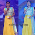 Suma Kanakala in Yellow Floor Length