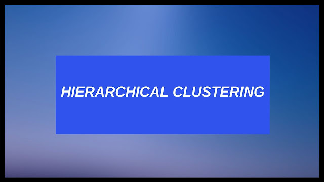 hierarchical clustering