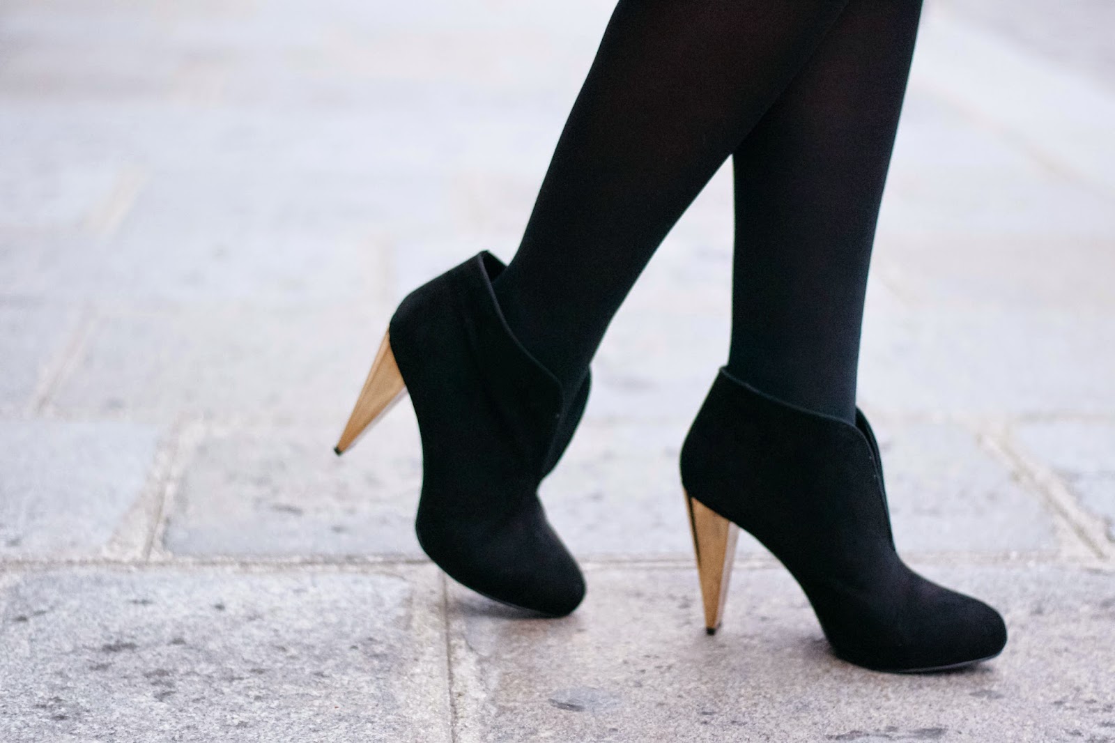 Gold heeled Boots