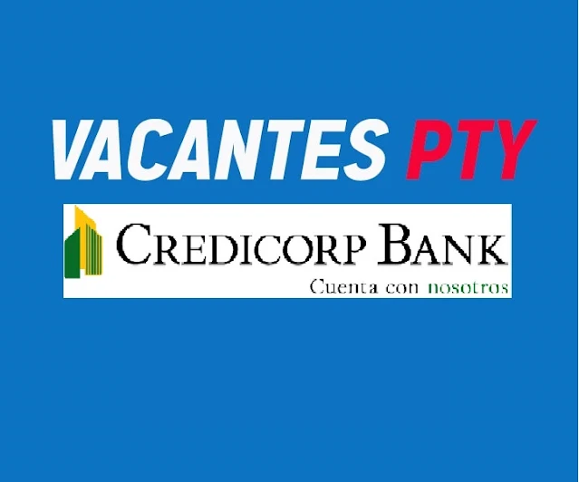 vacante de agente de ventas en credicorp bank panamá