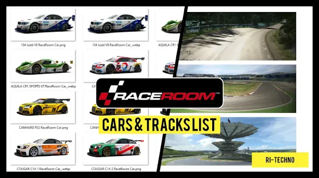 List of Free Cars and Circuits in RaceRoom Racing Experience Game