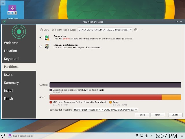 Installing KDE