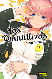 Reseña de Las Quintillizas (Go-Toubun no Hanayome), de Negi Haruba - Norma Editorial.