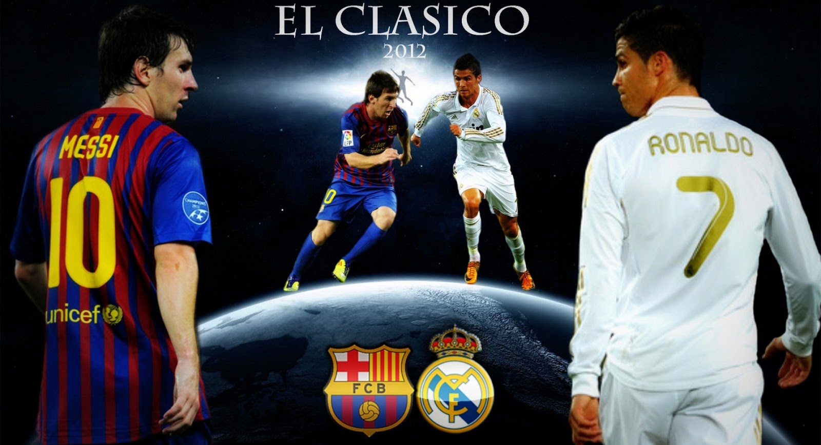 Messi VS Ronaldo Wallpapers - Spirit Players