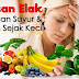 Kesan Elak Makan Sayur Dan Buah Sejak Kecil.