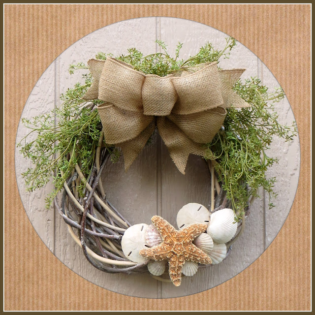 Sand and Sea Wreath by Crafty In Crosby