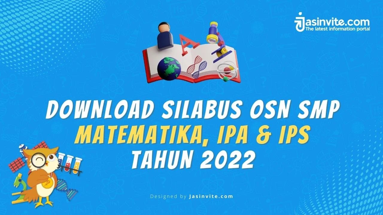 Jasinvite.com -  Unduh Silabus OSN Jenjang SMP Tahun 2022
