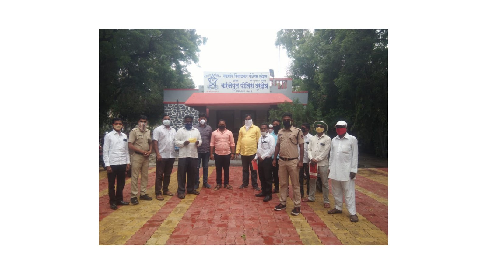 सोमेश्वरनगर ; मास्क न वापरणाऱ्या नऊ जणांना दंड
