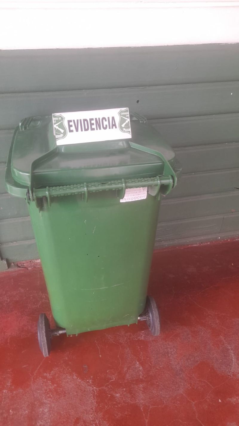 Detenido por hurtar contenedor de basura en Río Bueno