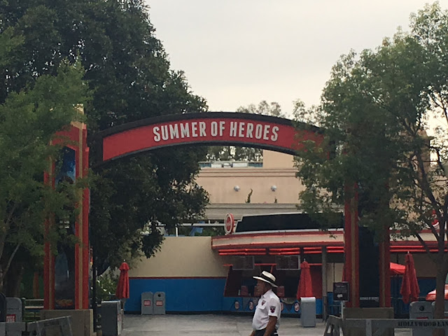 Summer of Heroes Arch Hollywoodland Disney California Adventure Disneyland