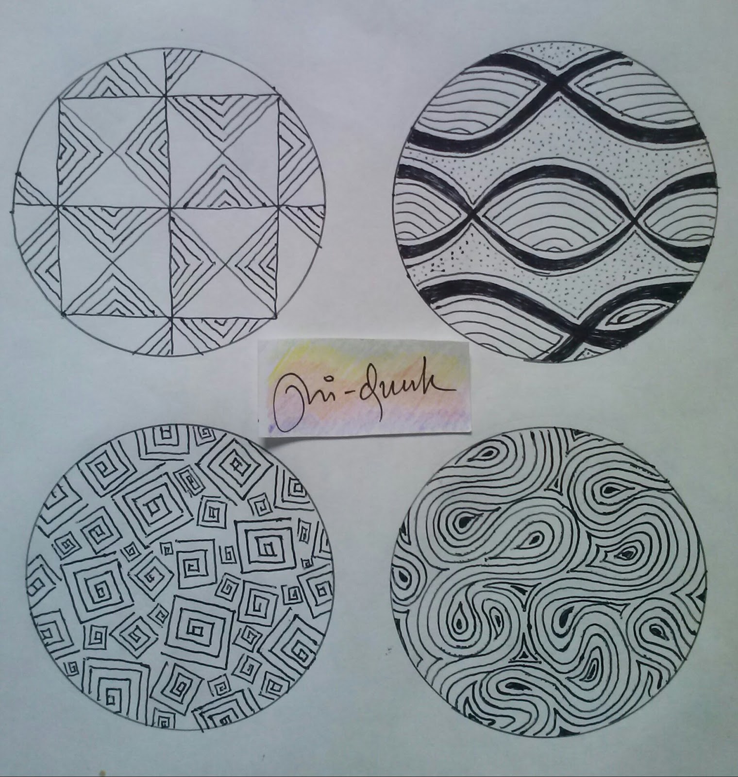 MISTERSOK 168 INSPIRASI PATTERN UNTUK MENGGAMBAR MANDALA ZENTANGLE