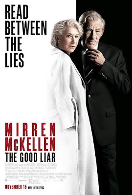 The Good Liar movie poster starring Helen Mirren and Ian McKellen