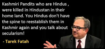 Tarek Fatah on kashmiri pandits and inefficacy of leftist liberal forces to safeguar the hindu minority in kashmir.