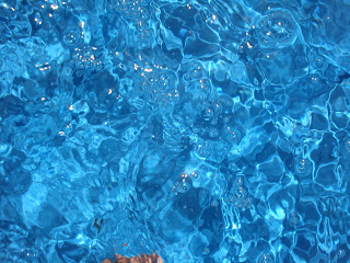 A picture from inside the paddling pool