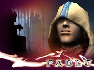 fable 3 xbox game game logo man in hood