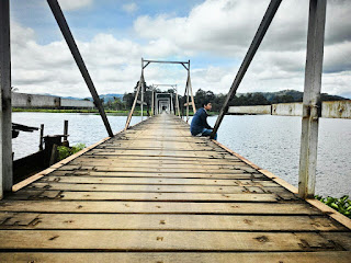 Jembatan Panjang Desa Mandi Kapau, Kecamatan Karang Intan, Kabupaten Banjar