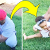 Ayahnya Mengajak Sang Anak Bermain di Taman! Tak Disangka Beginilah “Reaksi Si Bocah” Ketika Terkena Rumput