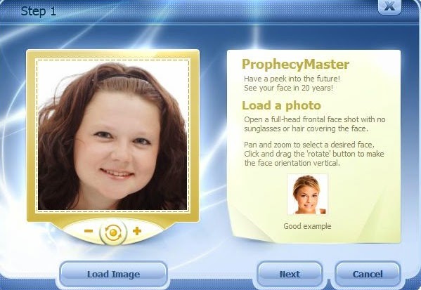 تحميل برنامج لمعرفة شكلك وانت كبير في المستقبل بعد 20 سنه مجانا prophecy master