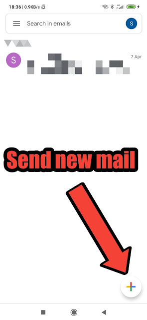 Send email through mobile