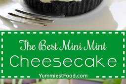 The Best Mini Mint Cheesecake