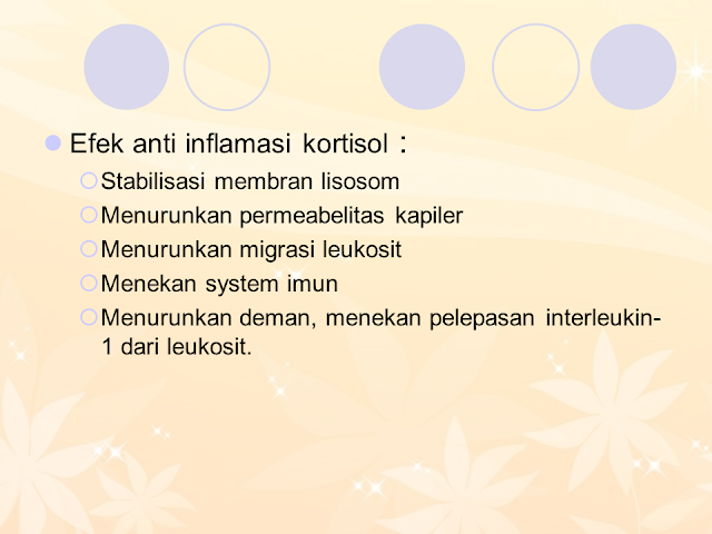 Efek anti inflamasi kortisol