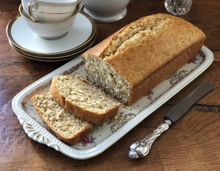 Bizcocho de tritordeum con coco y limón