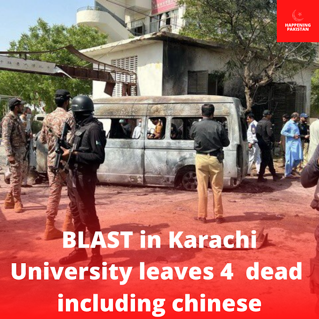 Car Blast in Karachi University Leaves 4 Dead Including Chinese Officials
