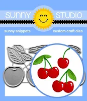 Sunny Studio Blog: Introducing Wild Cherry Cherries Metal Cutting Craft Dies