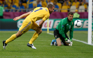 أهداف مباراة اوكرانيا والسويد 2-1 في بطولة اليورو 11-6-2012