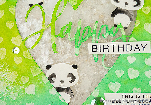 Layers of ink - Panda Shaker Card Tutorial by Anna-Karin Evaldsson.