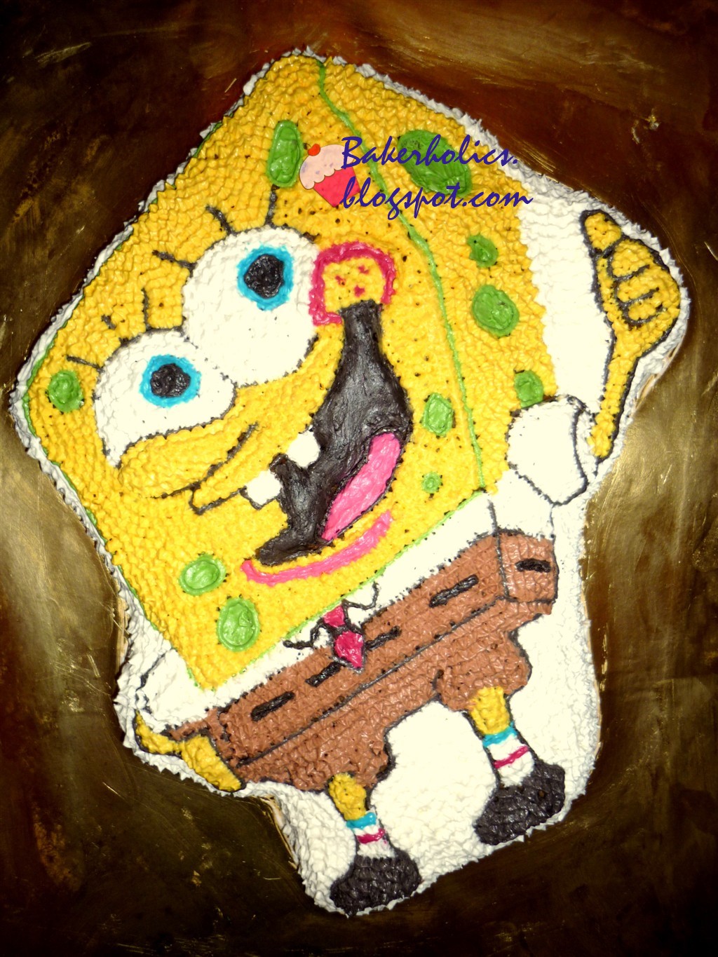 All About Bakery Supplies: 3D SpongeBob SquarePants Cake
