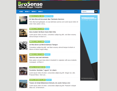 BroSense Blogger Template