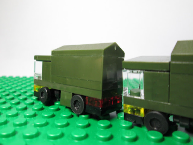 MOC LEGO Micro escala camião militar