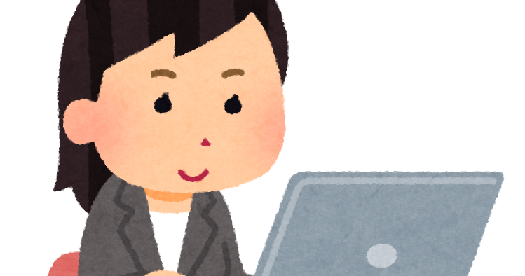 会社で働く人のイラスト 女性 かわいいフリー素材集 いらすとや