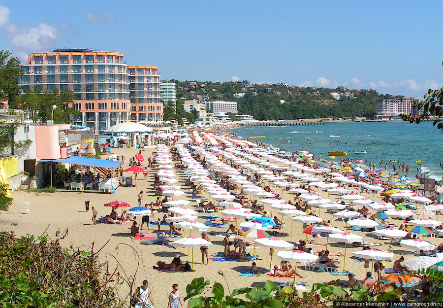 Пляж у отеля Азалия, Св. св. Константин и Елена, Болгария