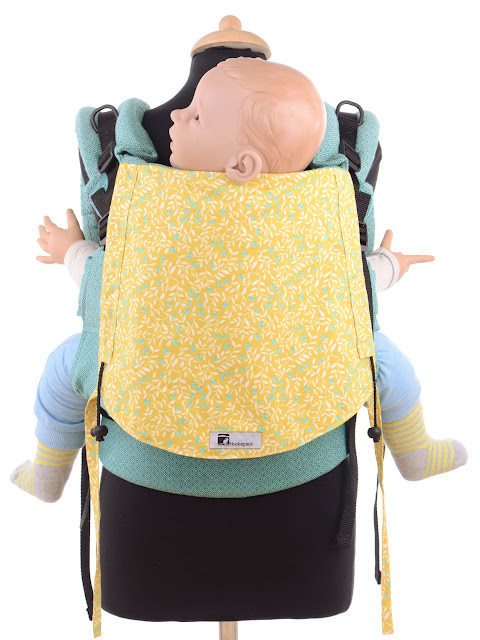 soft structured babycarrier, adjustable panel, wrap conversion, well padded shoulder straps, ergonomic hipbelt.