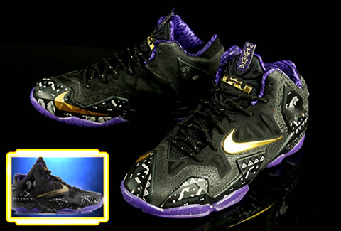 NBA 2K14 Nike LeBron 11 BHM Shoes Patch