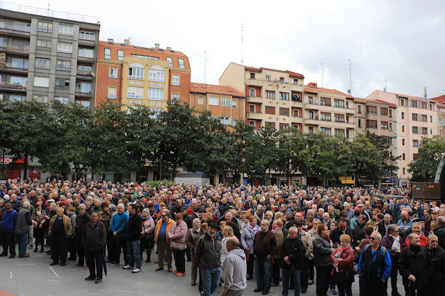 concentración jubilados y pensionistas por las pensiones