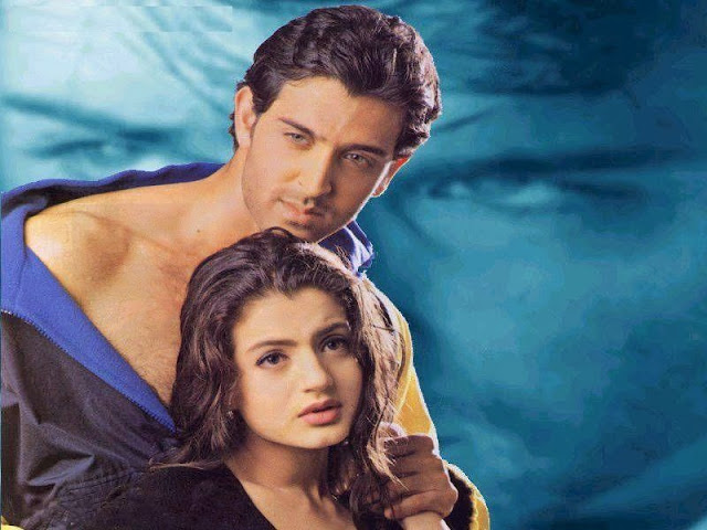 Hrithik Roshan & Amisha patel Wallpaper Download