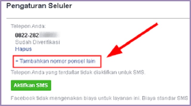 Cara Mengganti Nomor FB Yang Sudah Tidak Aktif