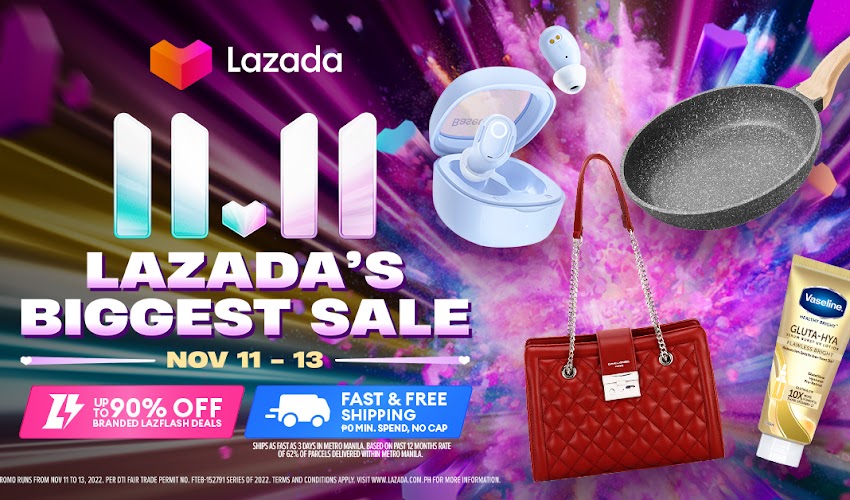 Lazada’s 11.11 Biggest Sale brings you the latest fashion and beauty trends!