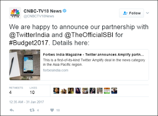 Twitter records over 700K Tweets with Budget2017