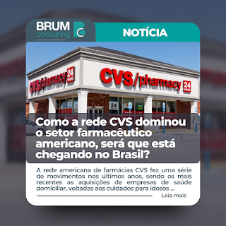 Como a rede CVS dominou o setor farmacêutico americano, será que está chegando no Brasil?