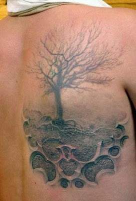3D Tattoos Design - Weird Tattoo Art on Body