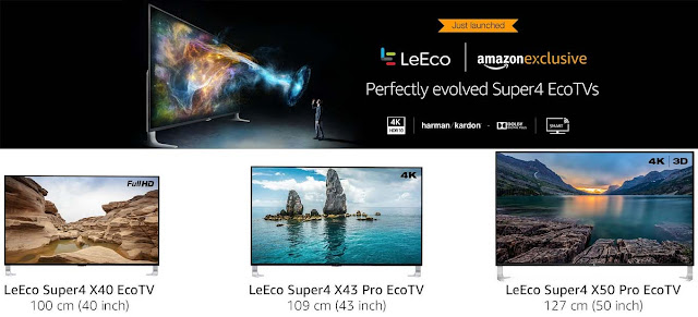 LeEco Super4 EcoTVs | Super4 X40 | Super4 X43 Pro | Super4 X50 Pro